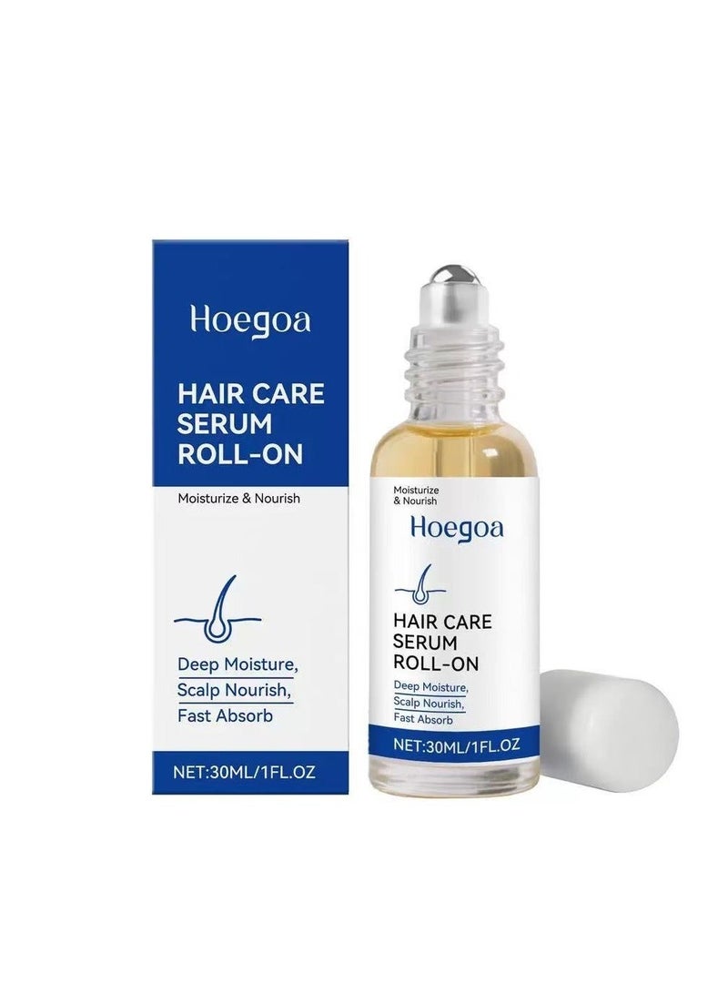 HOEGOA Hair Growth Serum Roll On丨with 3% Rosemary, 3% Redensyl, 2% Anagain, 1% DHQ, Biotin & Niacinamide | Stimulates Hair Follicles丨Hair Loss Treatment & Strengthens丨for Men & Women丨30ml - Image 1